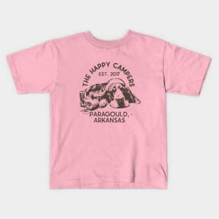 The Happy Campers - Bummin' Basset Kids T-Shirt